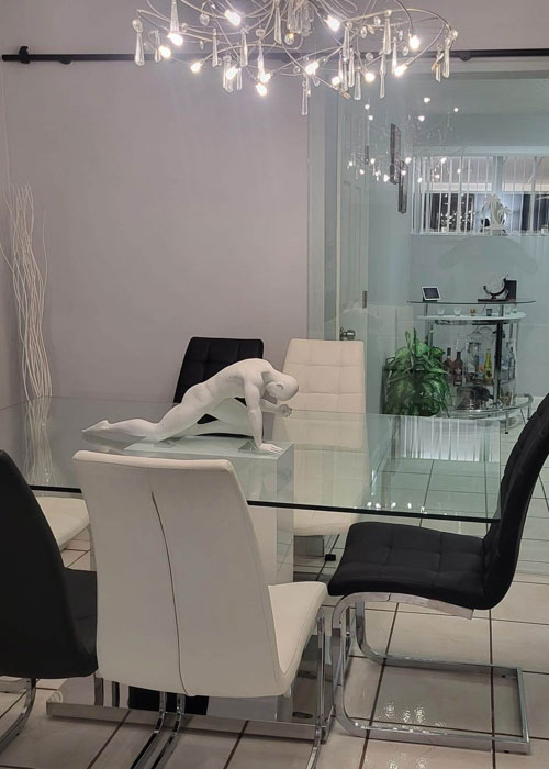 Y&B Glass Tables